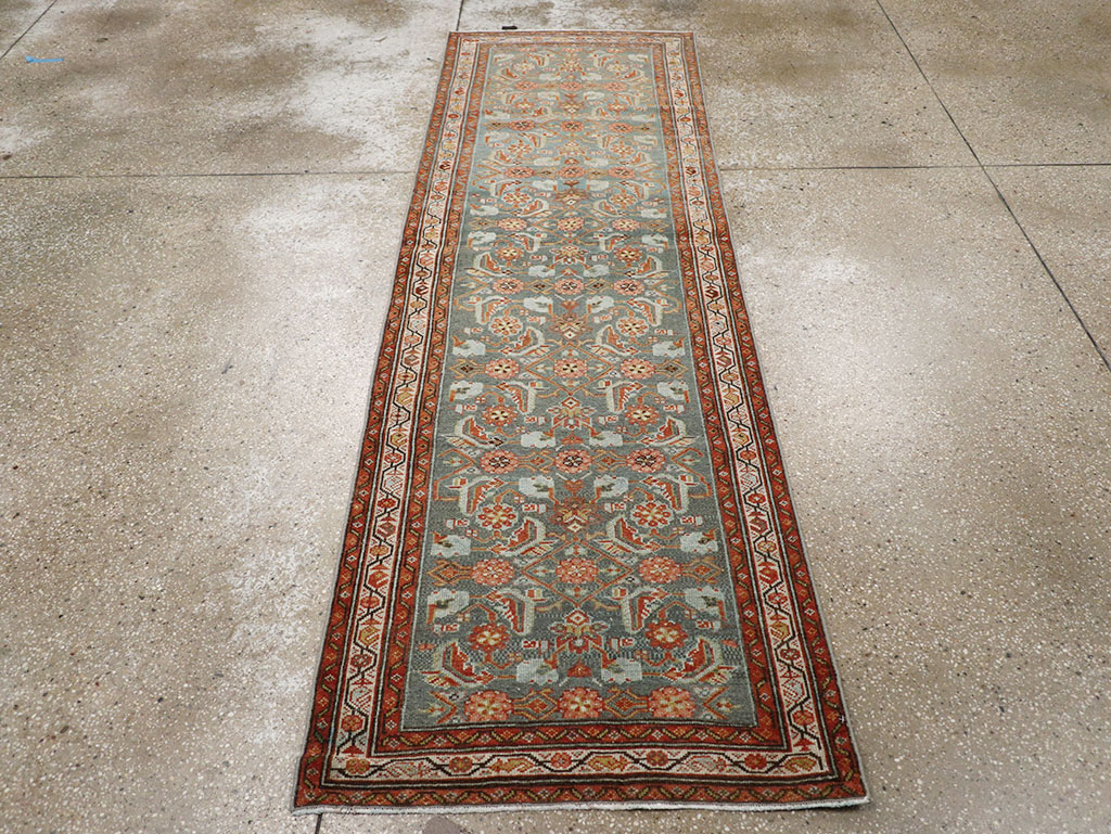 Vintage Persian Malayer Runner, No.30041 - Staging