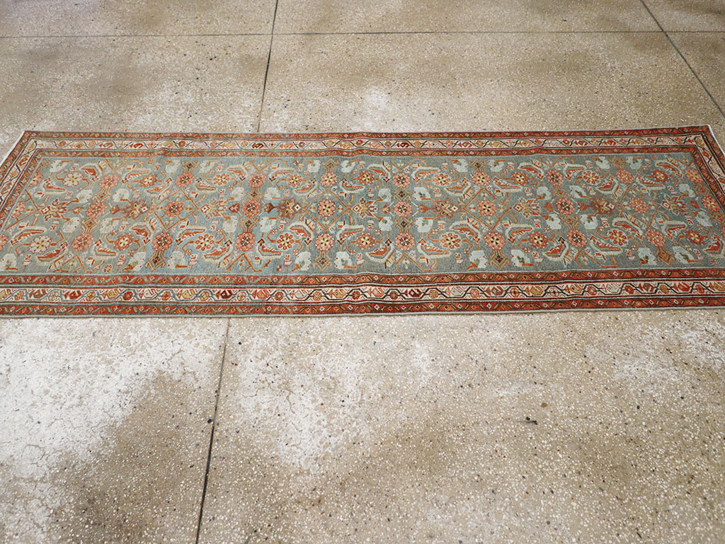 Vintage Persian Malayer Runner, No.30041 - Staging