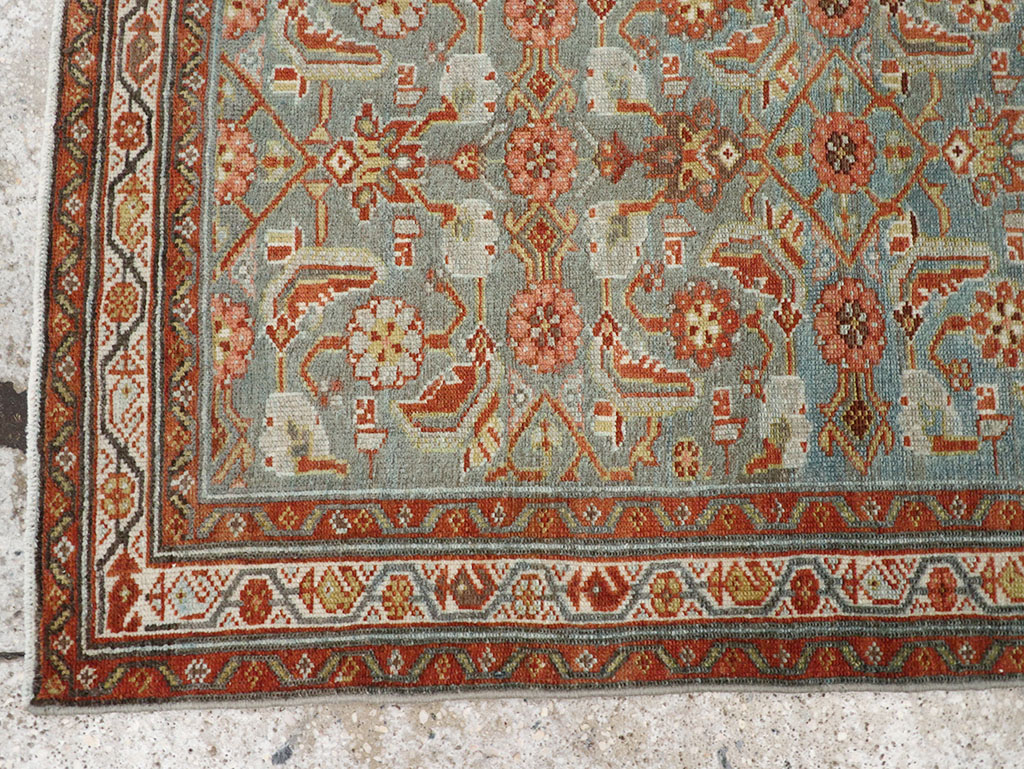 Vintage Persian Malayer Runner, No.30041 - Staging