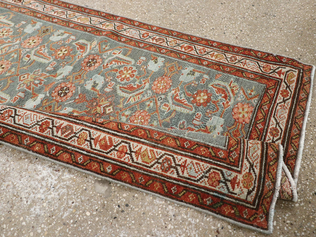 Vintage Persian Malayer Runner, No.30041 - Staging
