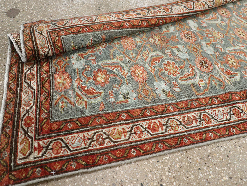 Vintage Persian Malayer Runner, No.30041 - Staging