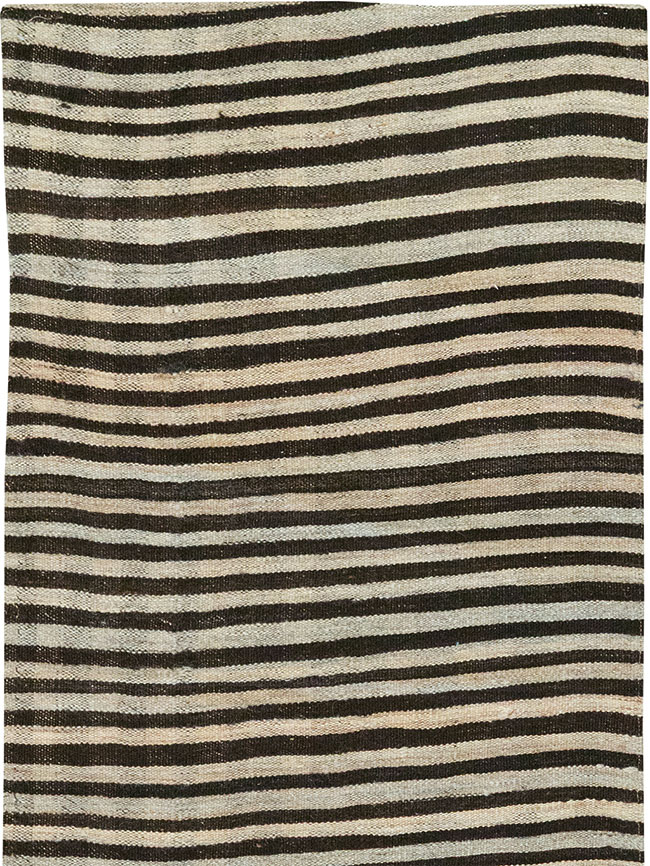 Vintage Persian Flatweave Kilim Runner, No.30046 - Staging