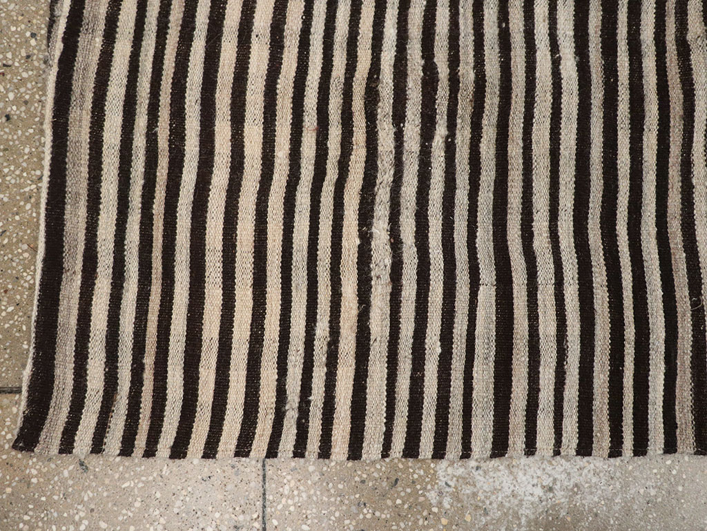 Vintage Persian Flatweave Kilim Runner, No.30046 - Staging