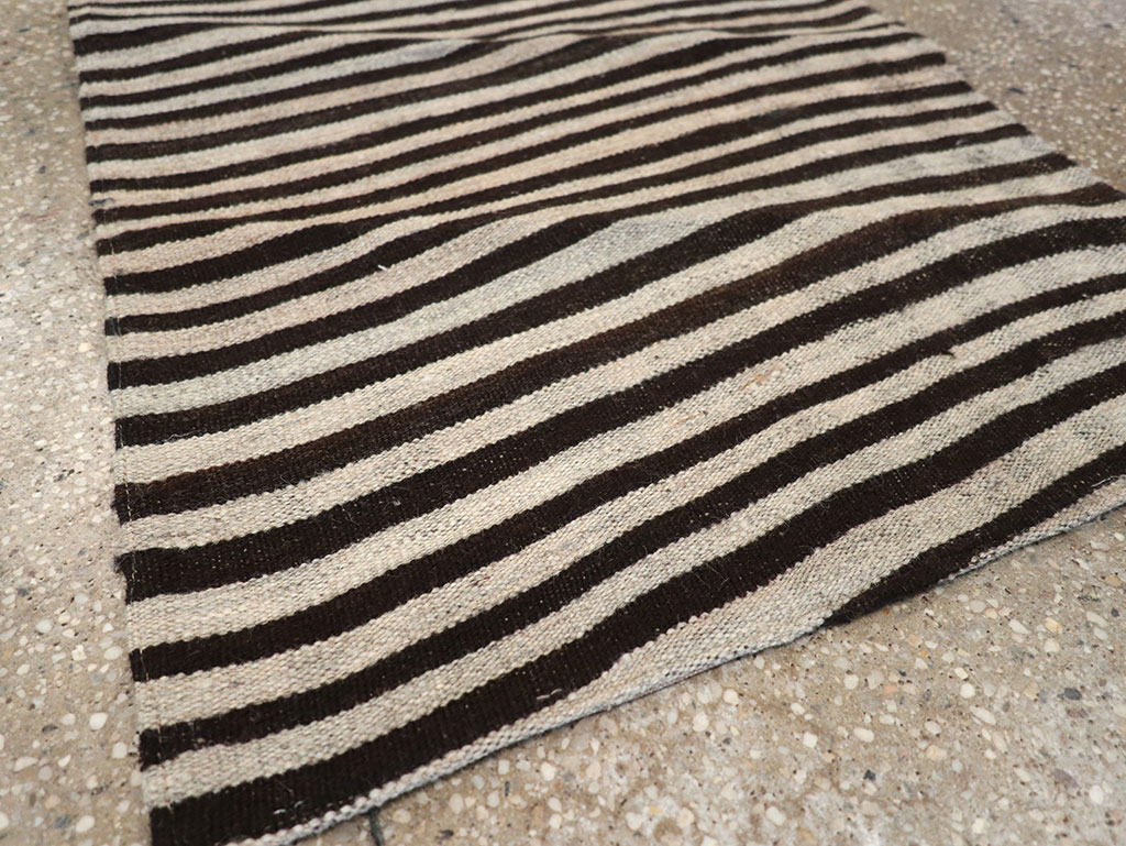 Vintage Persian Flatweave Kilim Runner, No.30046 - Staging