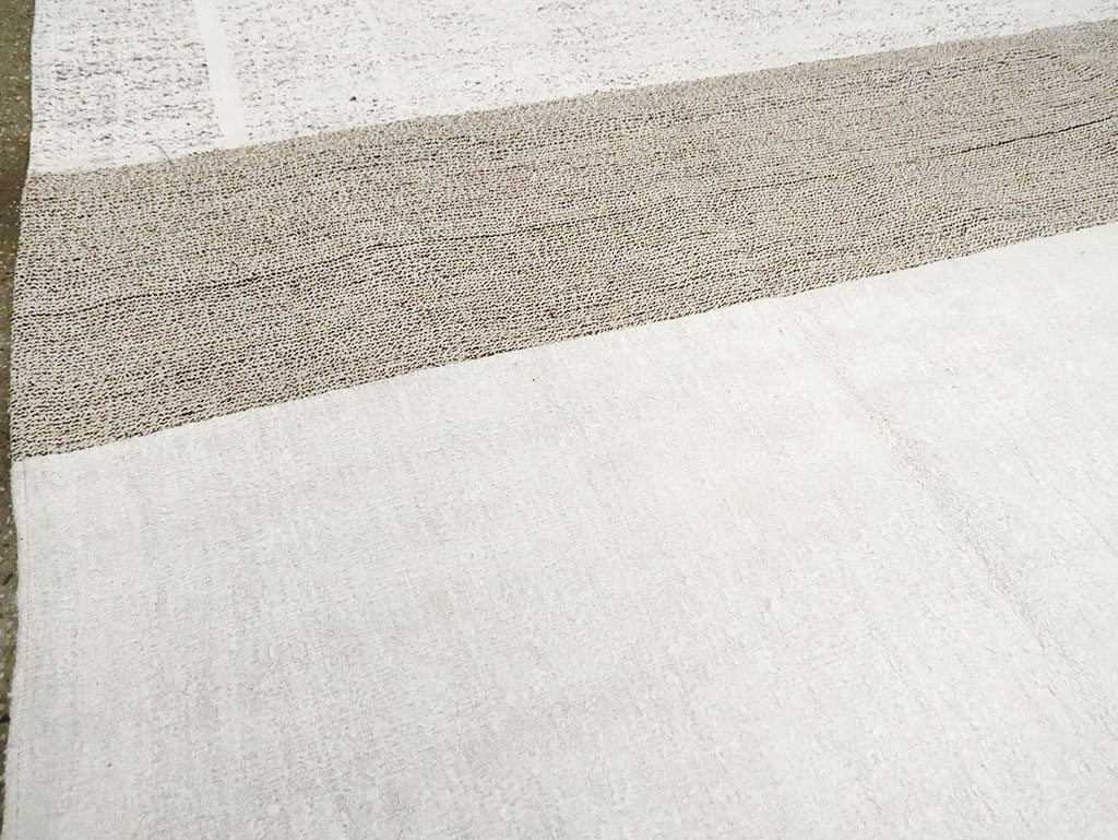 Contemporary Handmade Turkish Flatweave Kilim, No.30062 - Staging