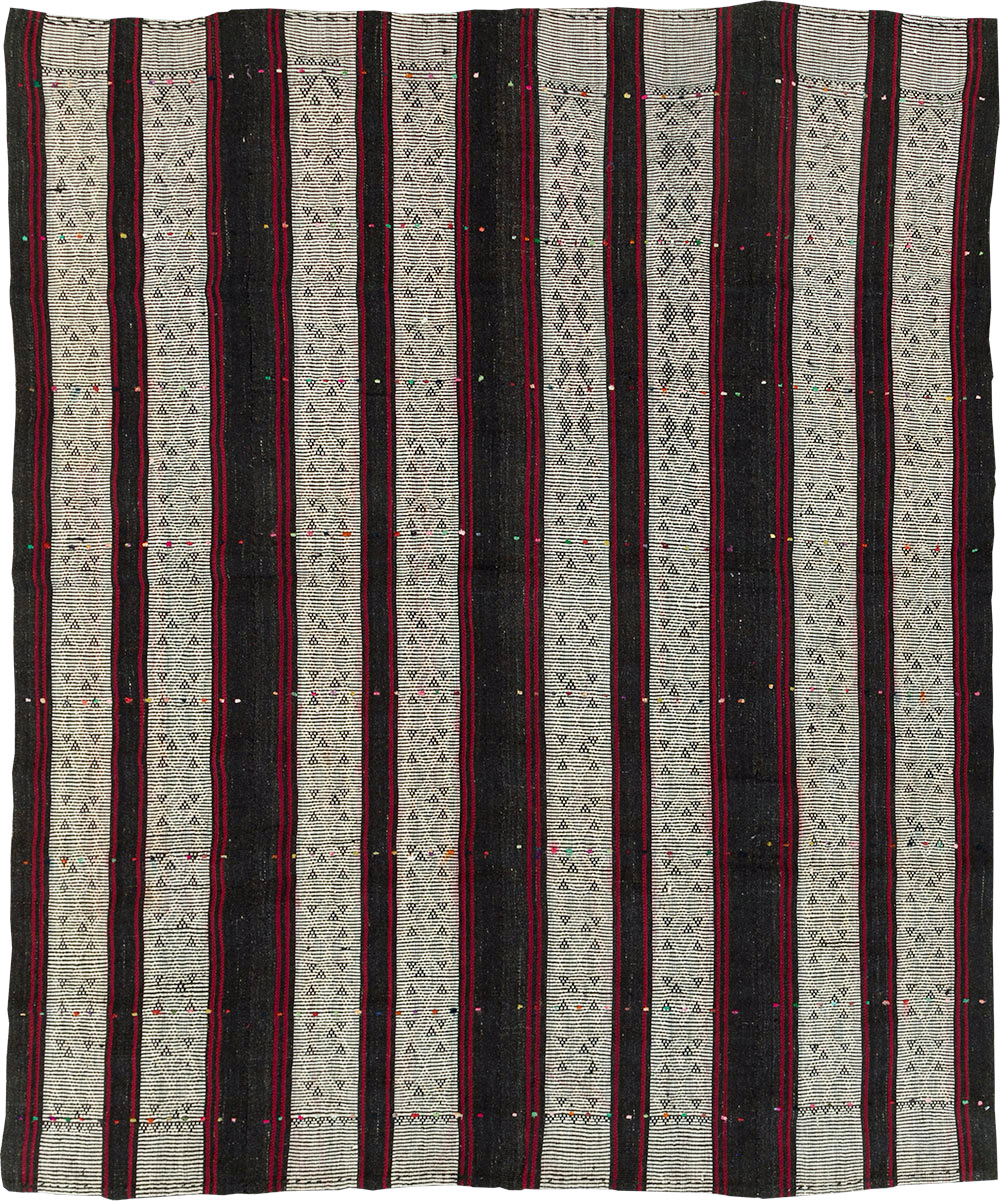 Mid-20th Century Turkish Flatweave Kilim, No.30073 - Staging