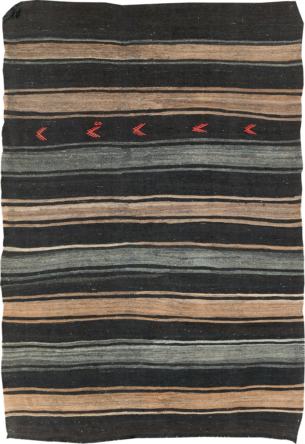 Mid-20th Century Turkish Flatweave Kilim, No.30074 - Staging