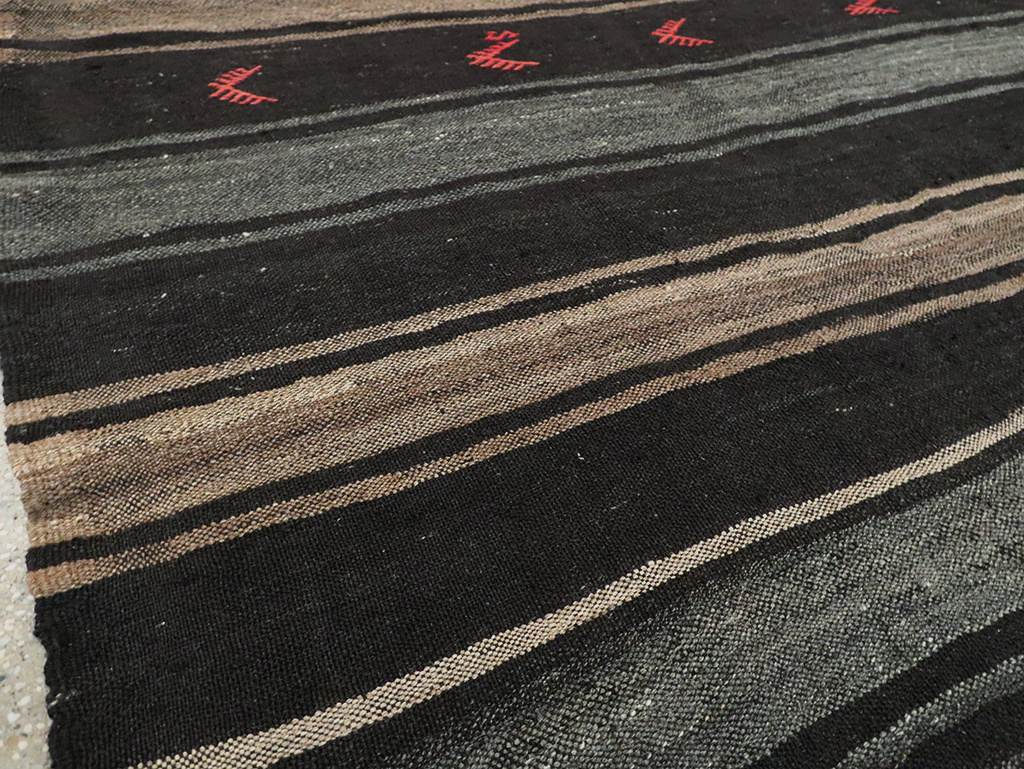 Mid-20th Century Turkish Flatweave Kilim, No.30074 - Staging