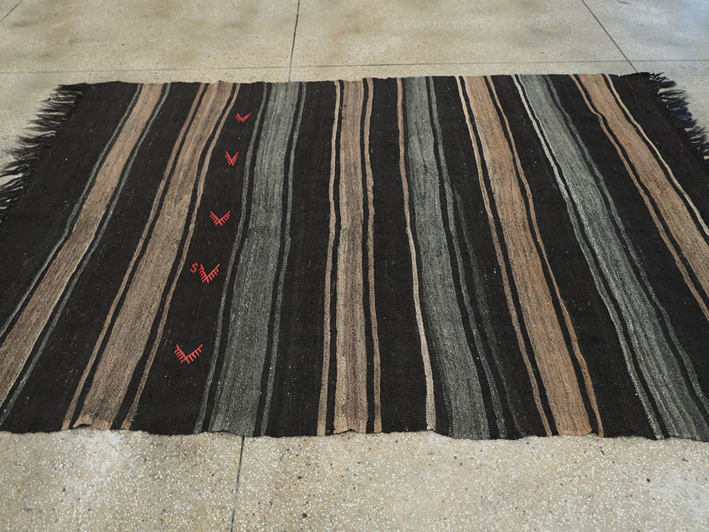 Mid-20th Century Turkish Flatweave Kilim, No.30074 - Staging