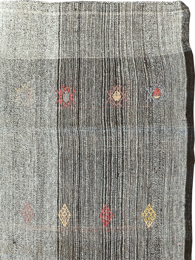 Mid-20th Century Turkish Flatweave Kilim, No.30075 - Staging