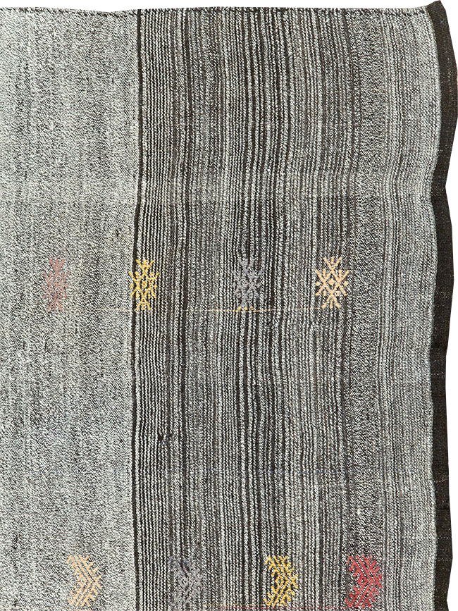 Mid-20th Century Turkish Flatweave Kilim, No.30075 - Staging