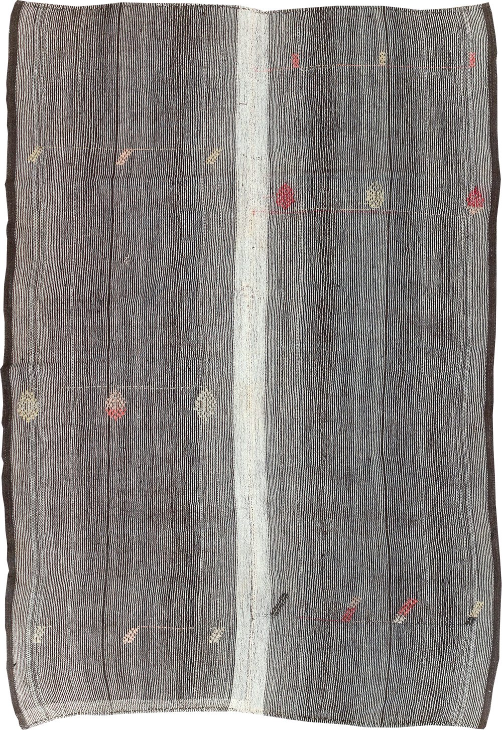 Mid-20th Century Handmade Turkish Flatweave Kilim, No.30076 - Staging