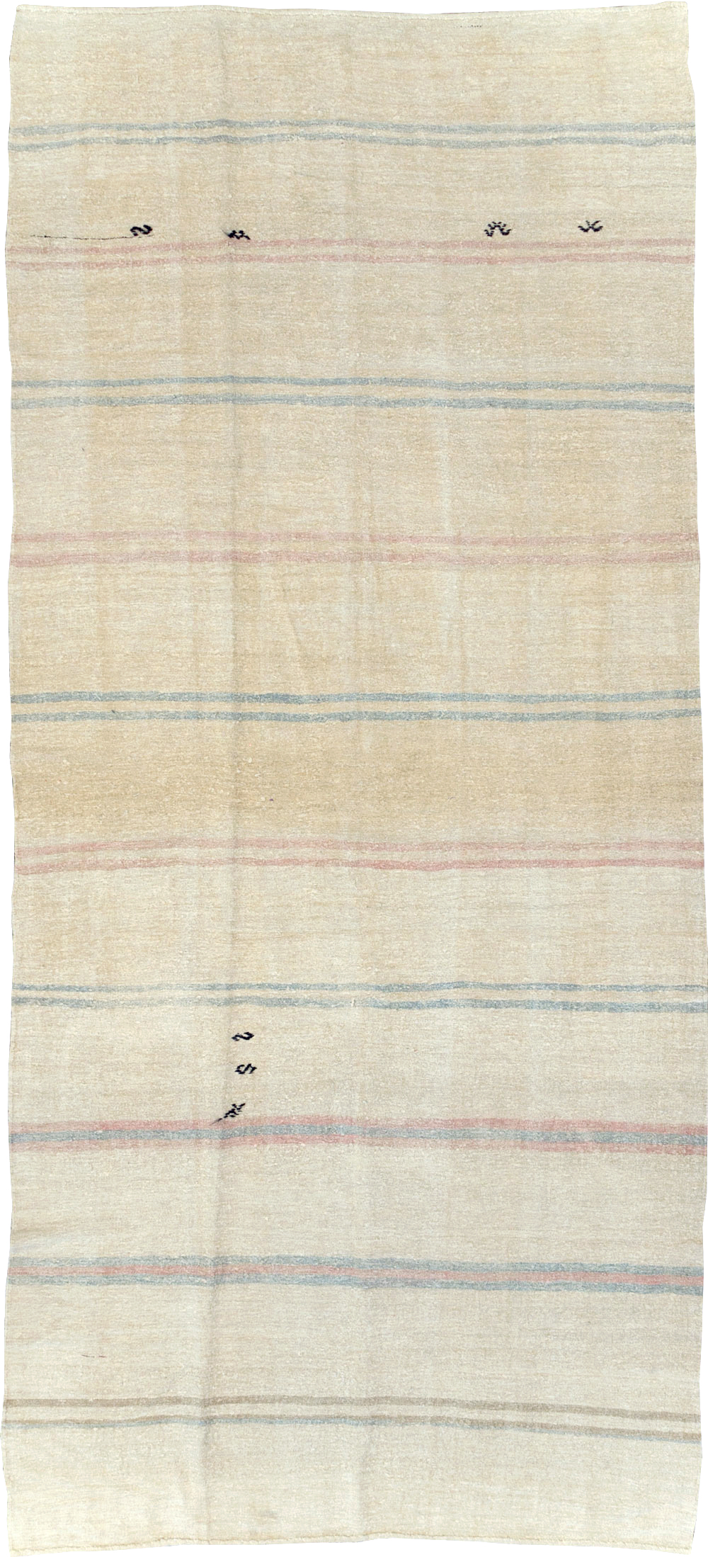 Mid-20th Century Turkish Gallery Size Flatweave, No.30079 - Staging