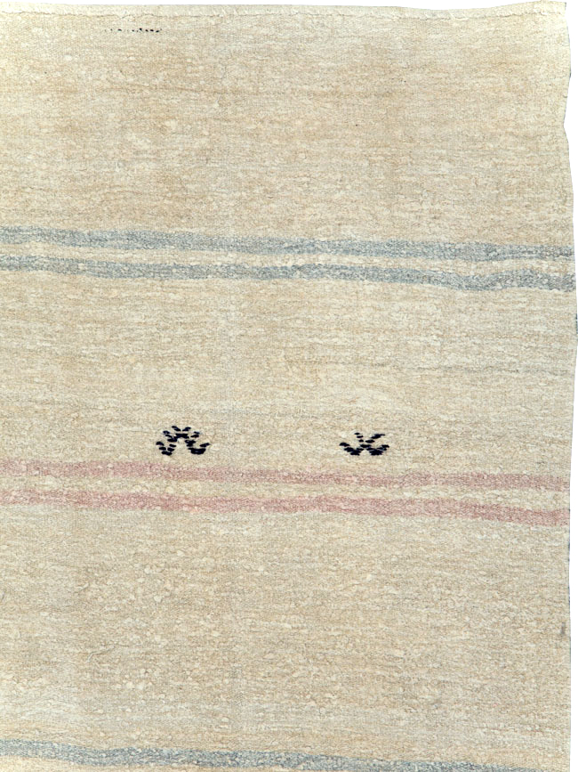 Mid-20th Century Turkish Gallery Size Flatweave, No.30079 - Staging