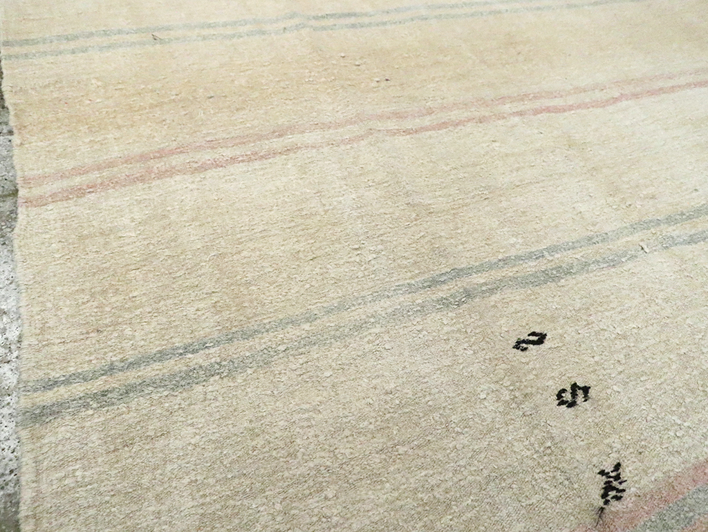 Mid-20th Century Turkish Gallery Size Flatweave, No.30079 - Staging