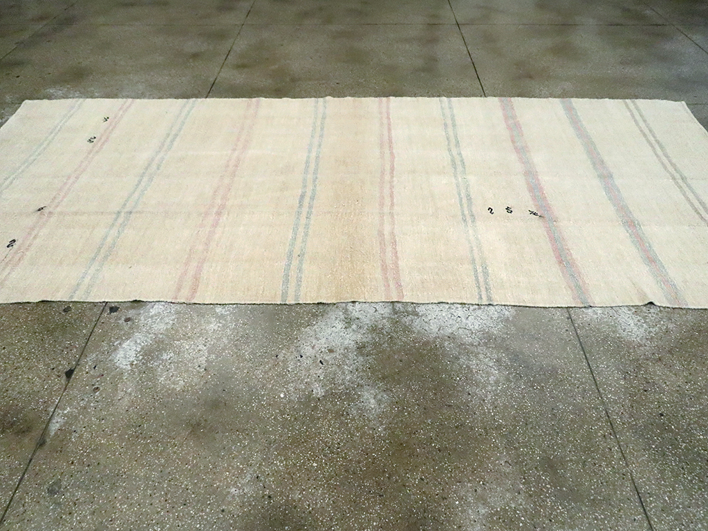 Mid-20th Century Turkish Gallery Size Flatweave, No.30079 - Staging