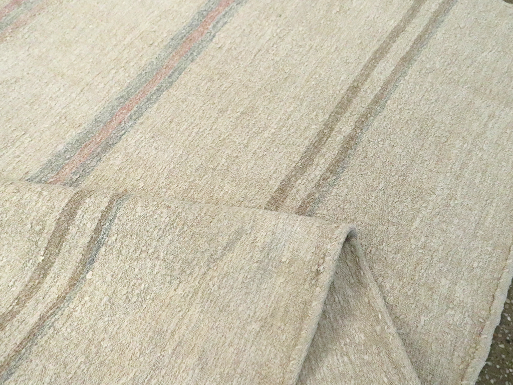 Mid-20th Century Turkish Gallery Size Flatweave, No.30079 - Staging