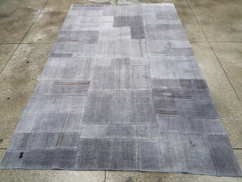 Contemporary Turkish Flatweave Kilim, No.30080 - Staging