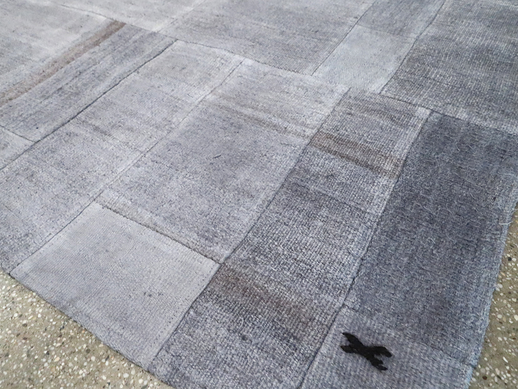 Contemporary Turkish Flatweave Kilim, No.30080 - Staging