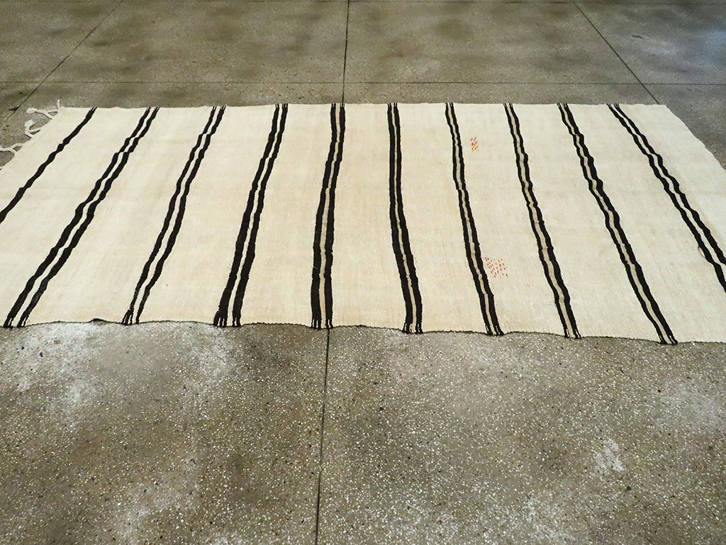 Mid-20th Century Turkish Gallery Size Flatweave, No.30081 - Staging