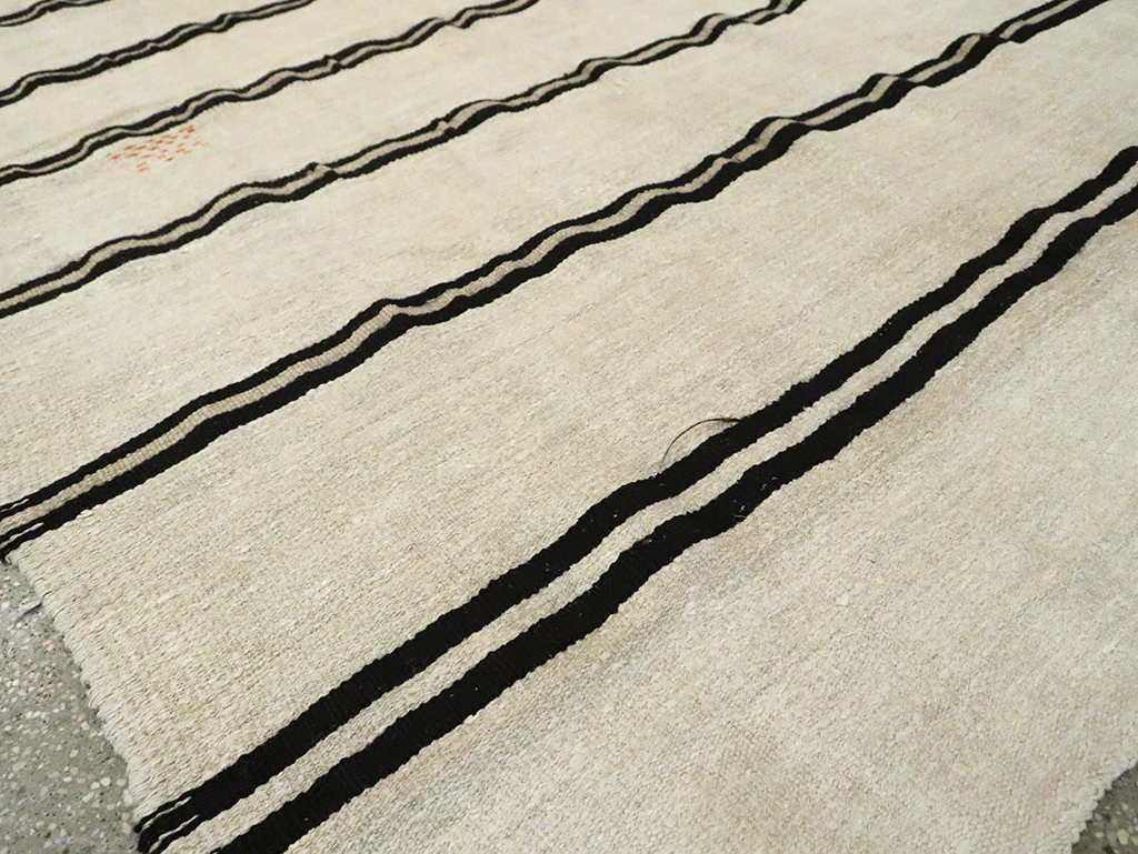 Mid-20th Century Turkish Gallery Size Flatweave, No.30081 - Staging