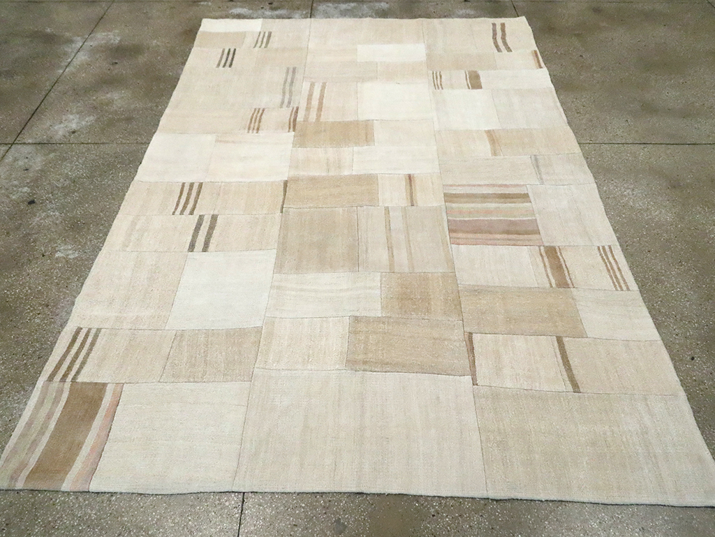 Contemporary Turkish Flatweave, No.30085 - Staging
