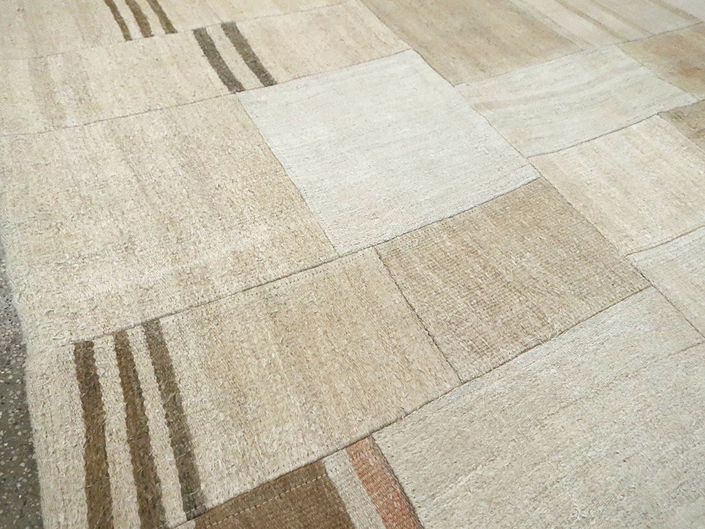 Contemporary Turkish Flatweave, No.30085 - Staging