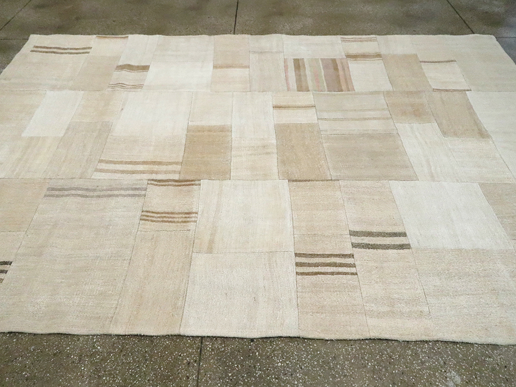 Contemporary Turkish Flatweave, No.30085 - Staging