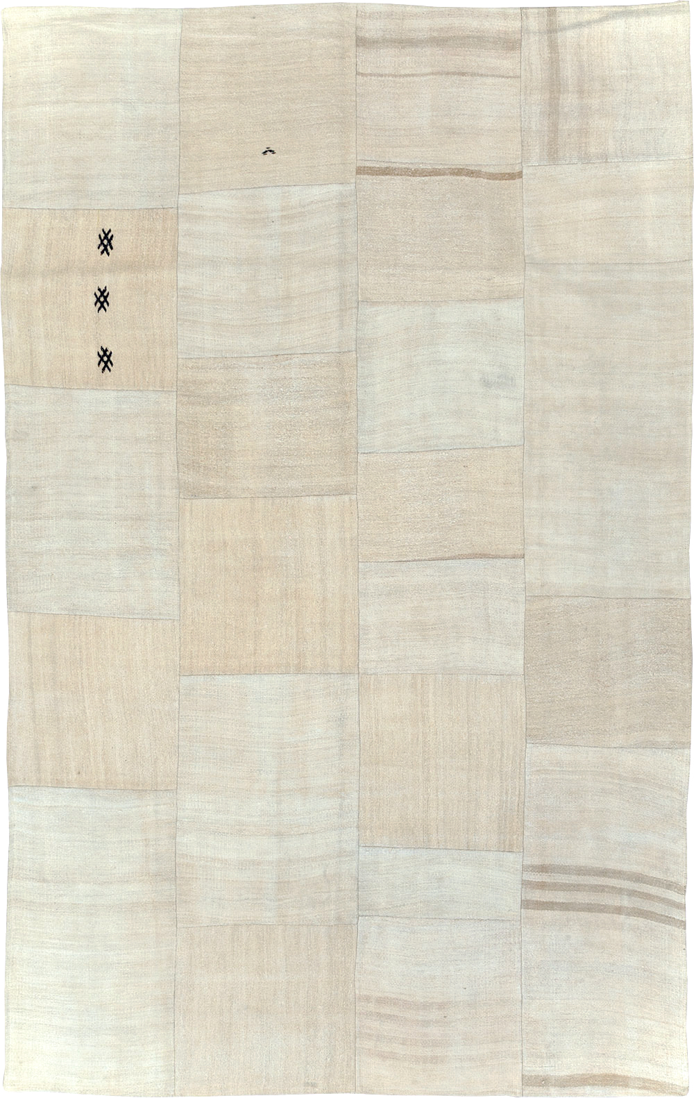 Contemporary Handmade Turkish Flatweave, No.30087 - Staging