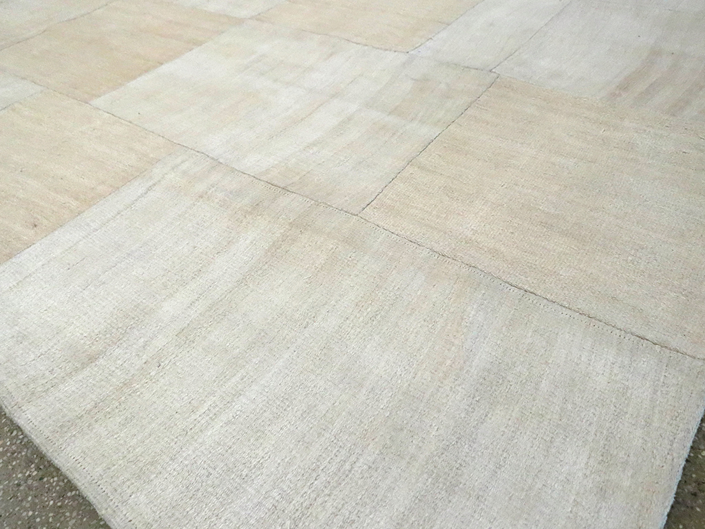 Contemporary Handmade Turkish Flatweave, No.30087 - Staging