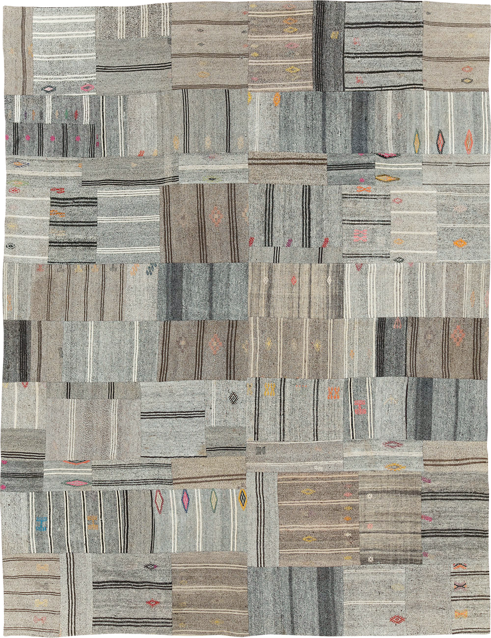 Contemporary Turkish Flatweave, No.30088 - Staging