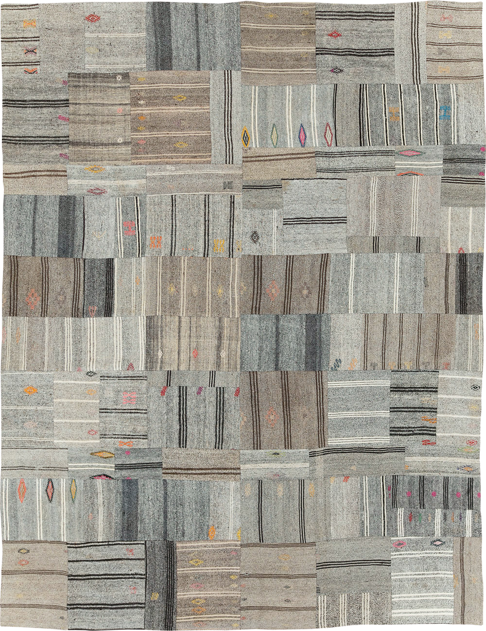 Contemporary Turkish Flatweave, No.30088 - Staging