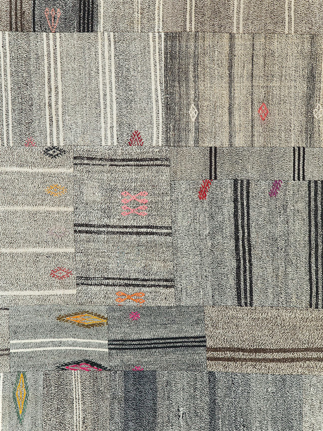 Contemporary Turkish Flatweave, No.30088 - Staging