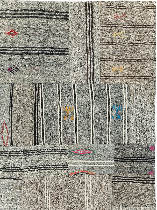 Contemporary Turkish Flatweave, No.30088 - Staging
