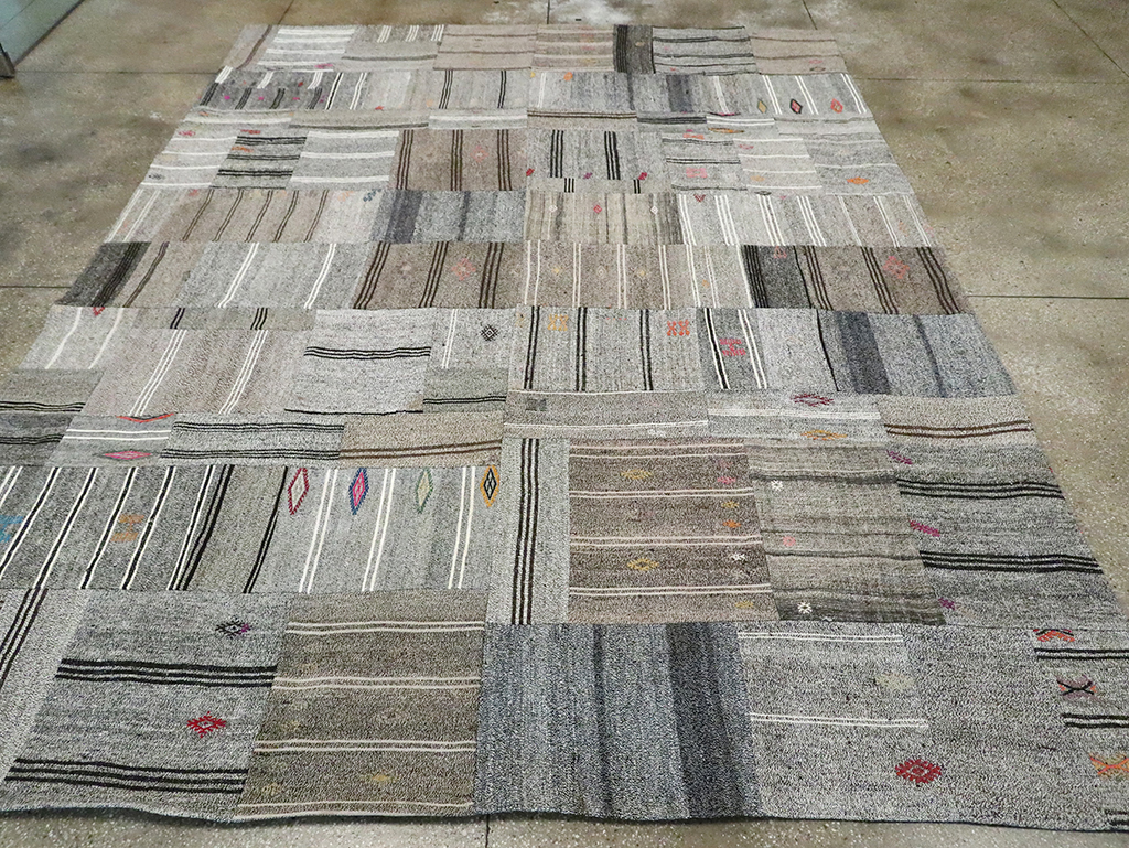 Contemporary Turkish Flatweave, No.30088 - Staging