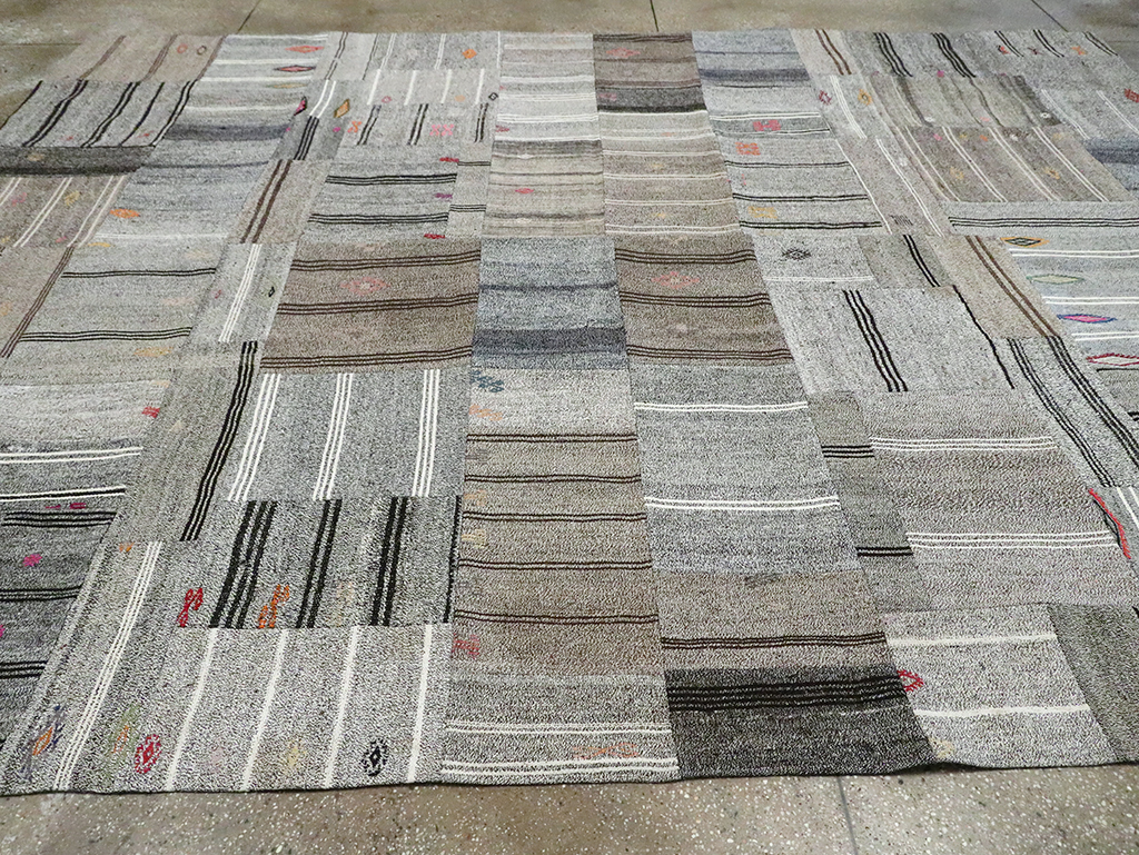 Contemporary Turkish Flatweave, No.30088 - Staging