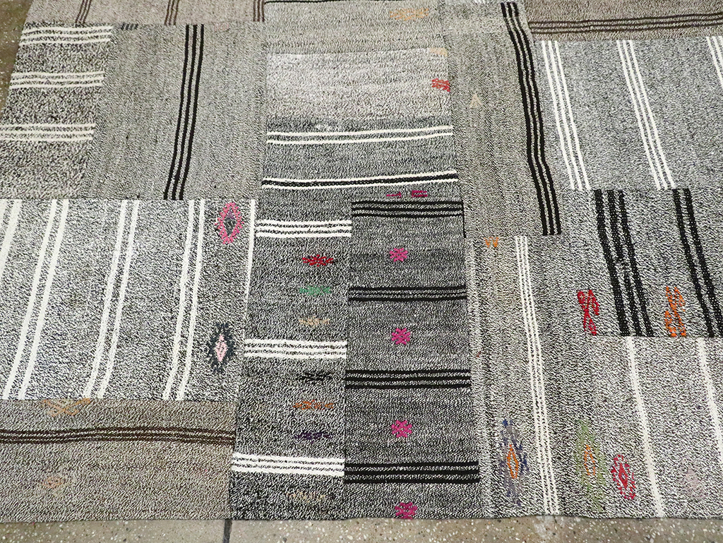 Contemporary Turkish Flatweave, No.30088 - Staging
