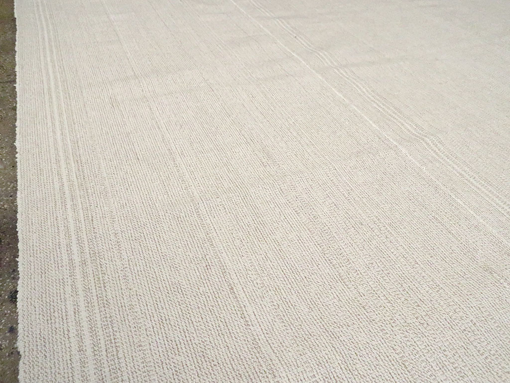 Mid-20th Century Handmade Turkish Flatweave, No.30091 - Staging