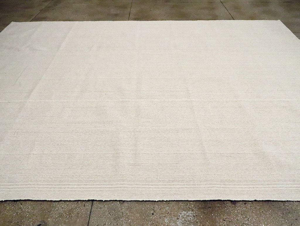 Mid-20th Century Handmade Turkish Flatweave, No.30091 - Staging