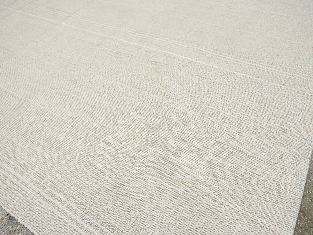 Mid-20th Century Handmade Turkish Flatweave, No.30091 - Staging