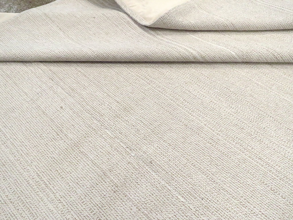 Mid-20th Century Handmade Turkish Flatweave, No.30091 - Staging