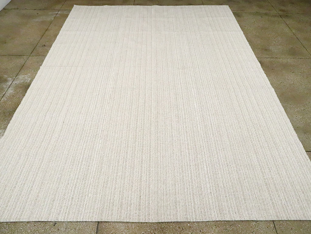 Vintage Turkish Flatweave Kilim Room Size Carpet, No.30092 - Staging