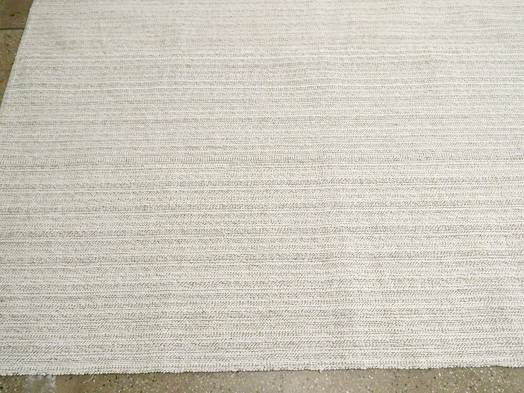 Vintage Turkish Flatweave Kilim Room Size Carpet, No.30092 - Staging