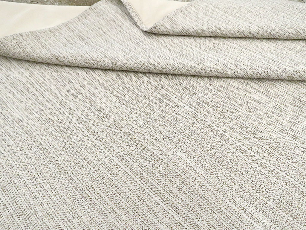 Vintage Turkish Flatweave Kilim Room Size Carpet, No.30092 - Staging