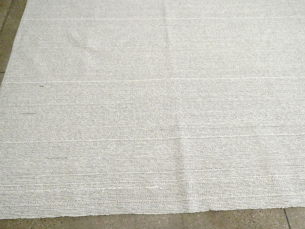 Vintage Turkish Flatweave Kilim Room Size Carpet, No.30093 - Staging