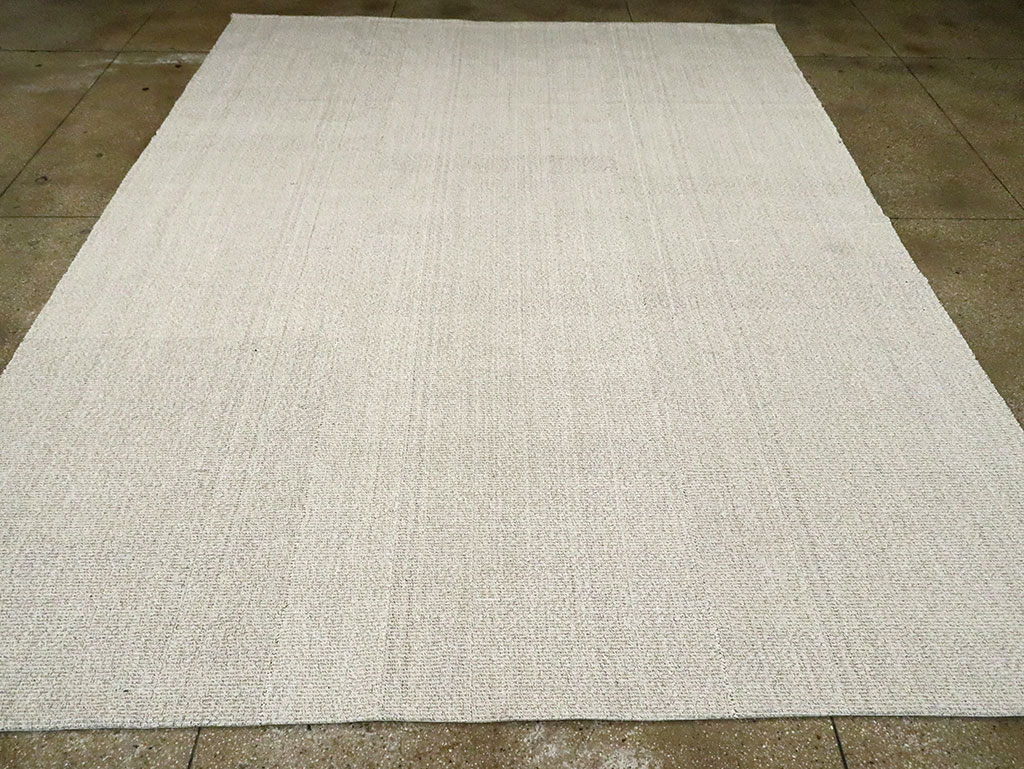 Vintage Turkish Flatweave Kilim Room Size Carpet, No.30095 - Staging