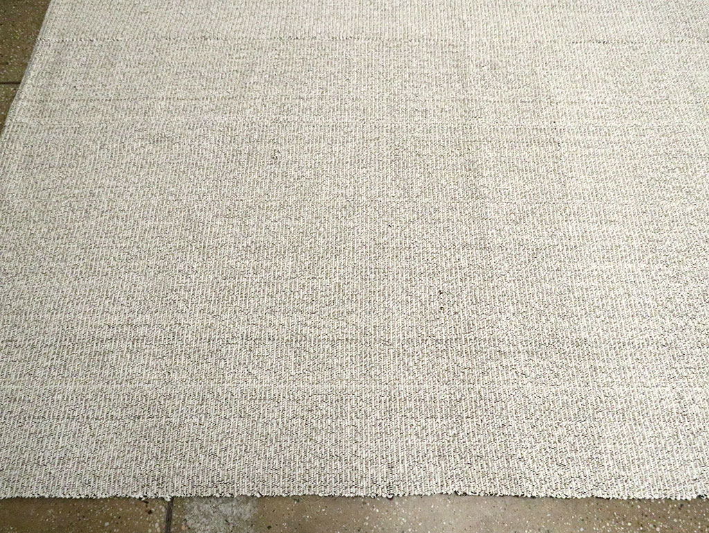Vintage Turkish Flatweave Kilim Room Size Carpet, No.30095 - Staging
