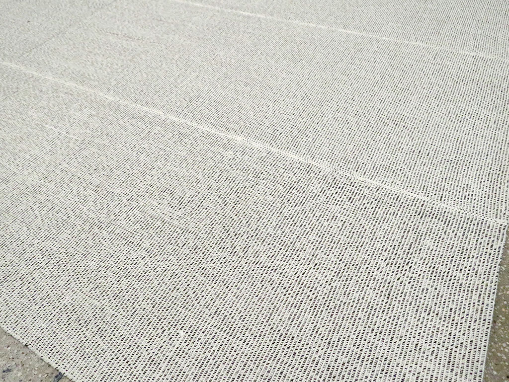 Vintage Turkish Flatweave Kilim Room Size Carpet, No.30096 - Staging