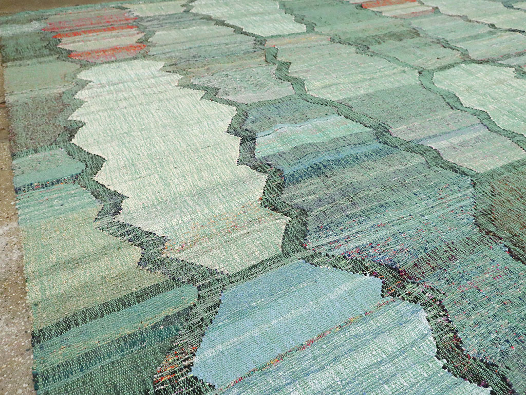 Contemporary Turkish Flatweave, No.30100 - Staging