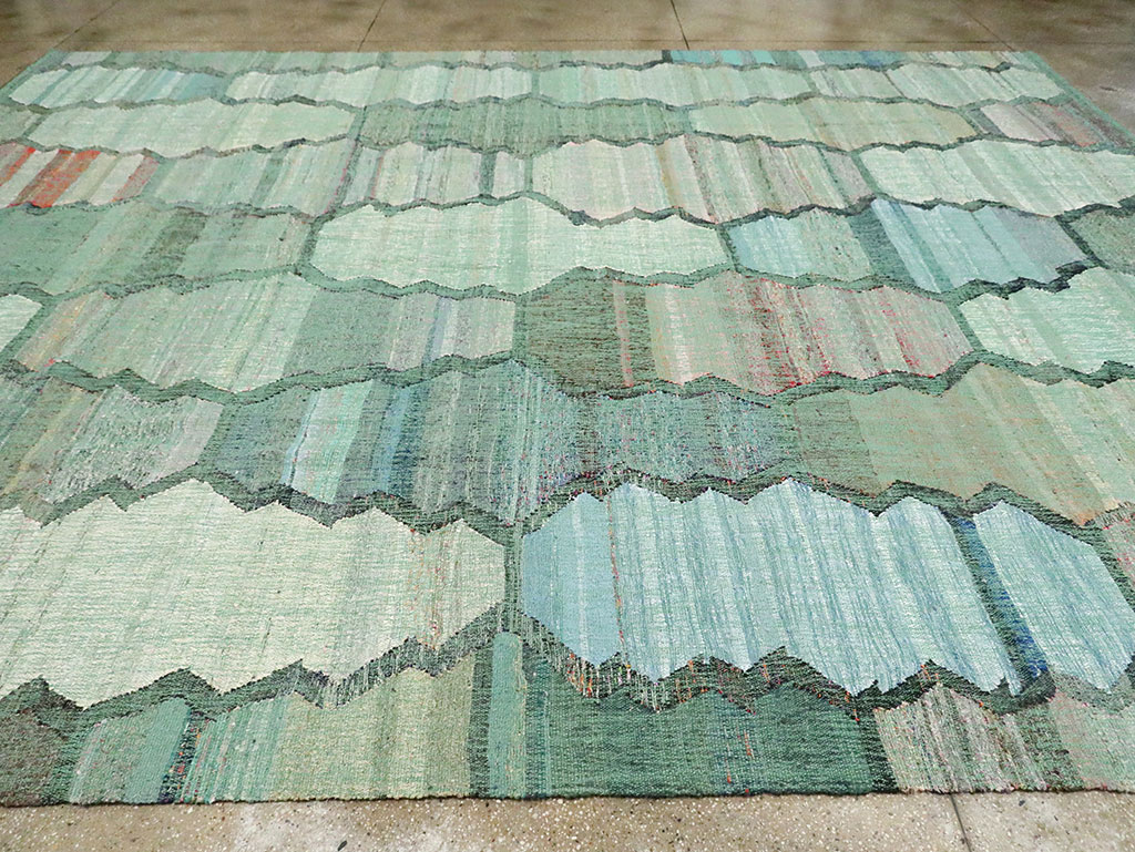 Contemporary Turkish Flatweave, No.30100 - Staging
